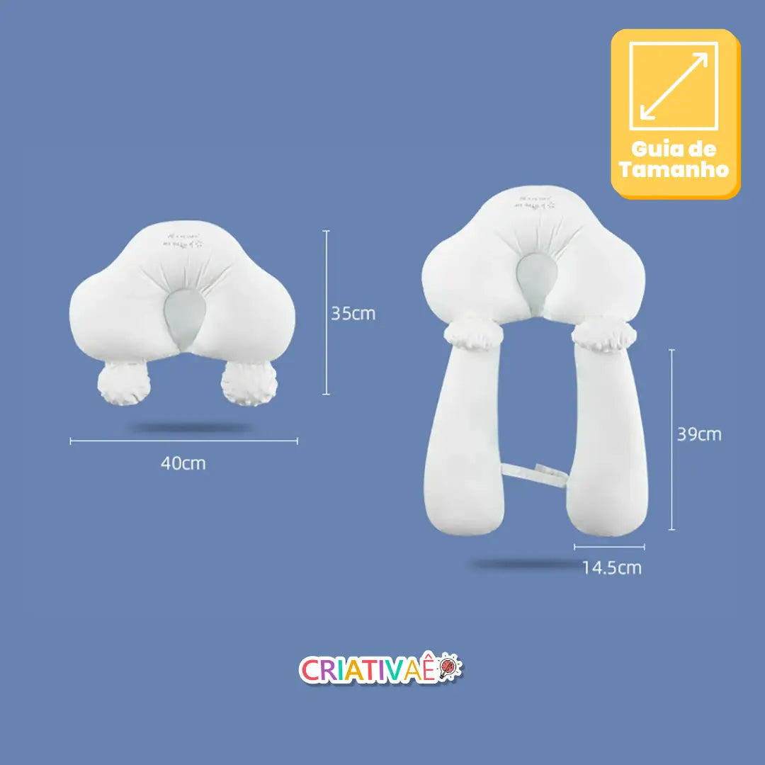Aconcheguinho - Travesseiro anatômico para bebês premium e antialérgico Aconcheguinho - Travesseiro anatômico para bebês premium e antialérgico Criativaê