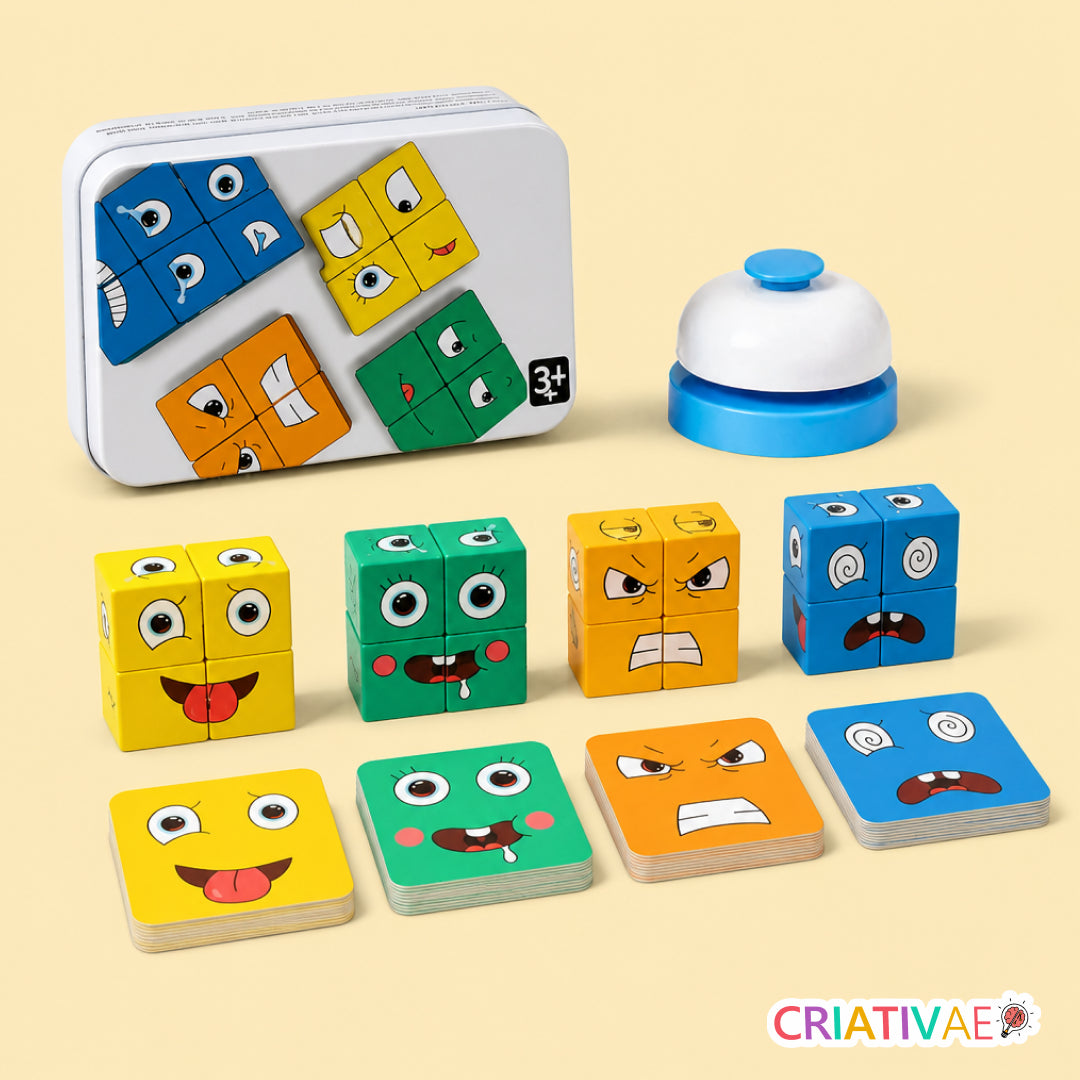 Expressadinho Criativaê - Jogo Educativo de Expressões Faciais e Emoções