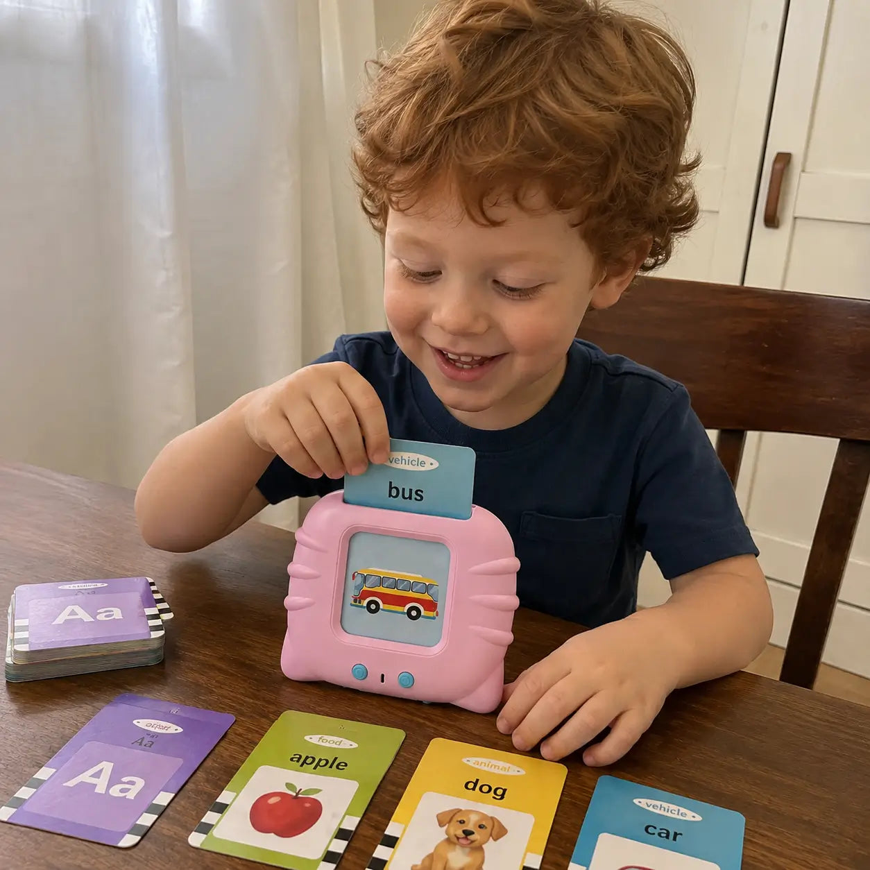 Depois — Card Kids - Cards Falantes Educacionais para Desenvolvimento Cognitivo e Linguístico - 224 palavras
