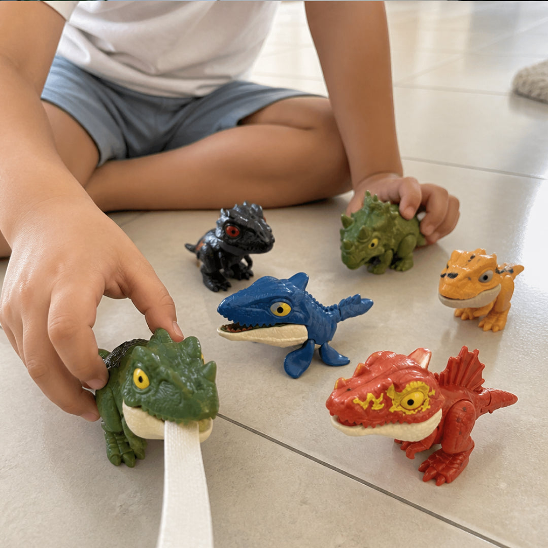 Kit Nhacssauros Criativaê - Kit Dinossauros de Brinquedo Anti-stress