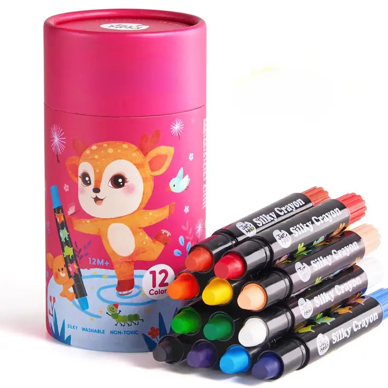 Giz pintura à óleo Jumbo Twistável Criativae – Cores Vivas, Mãos Felizes! | CRIATIVAE