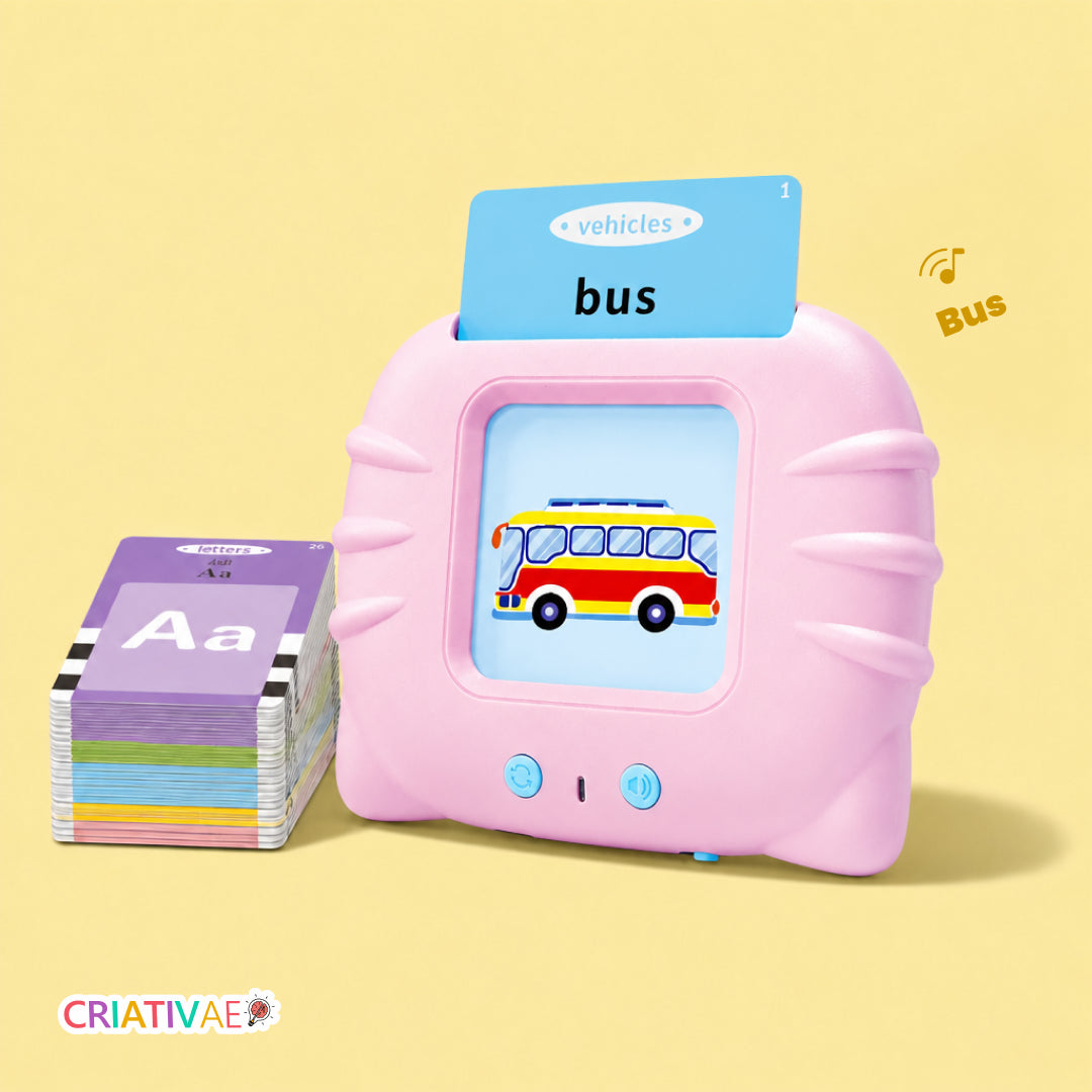Card Kids - Cards Falantes Educacionais para Desenvolvimento Cognitivo e Linguístico - 224 palavras