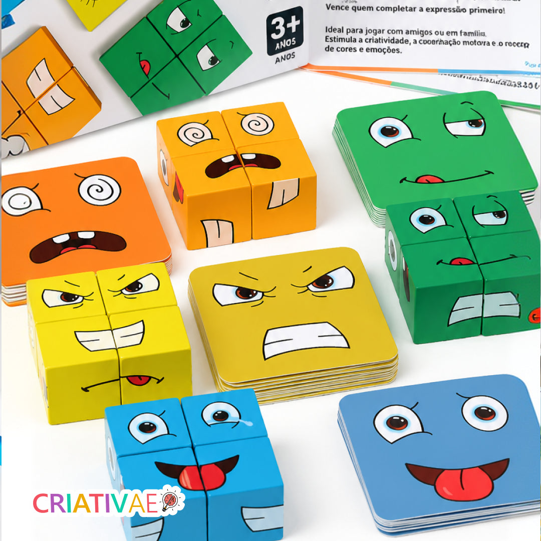 Expressadinho Criativaê - Jogo Educativo de Expressões Faciais e Emoções