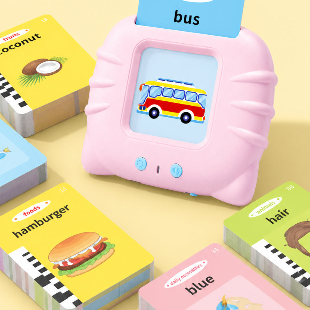 Card Kids - Cards Falantes Educacionais para Desenvolvimento Cognitivo e Linguístico - 224 palavras