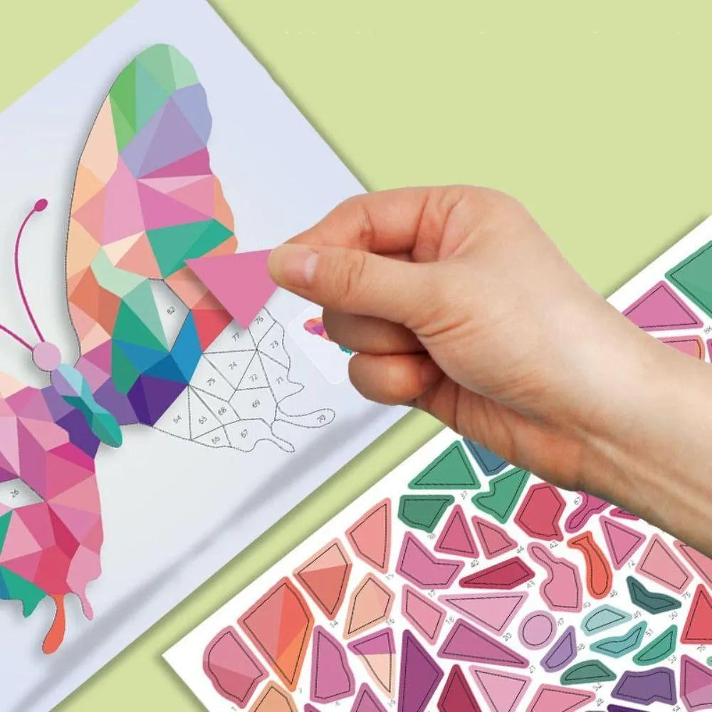 Kit 3D de Colagem Geométrica – Brinquedo Educativo Criativo para Crianças 3+ | CRIATIVAE
