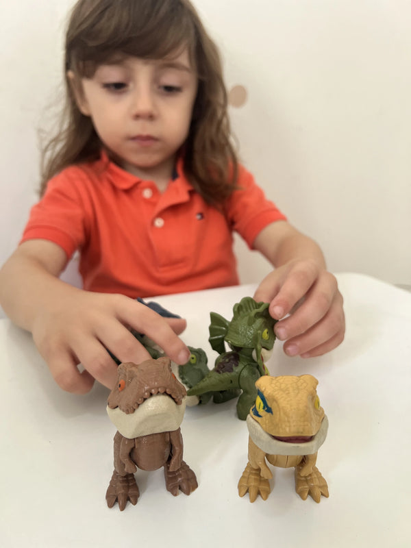 Kit Nhacssauros Criativaê - Kit Dinossauros de Brinquedo Anti-stress