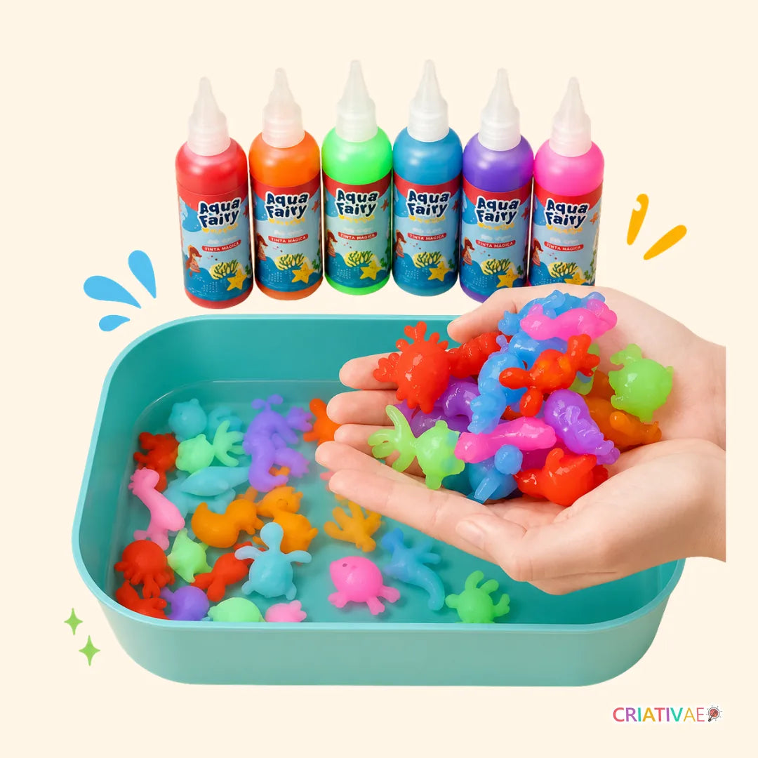 Áqua Fairy Criativaê - Kit Mágico de Desenhos 3D em Água