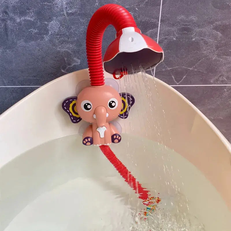 Baby Shower - Chuveirinho Infantil Para Banheira Baby Shower - Chuveirinho Infantil Para Banheira Criativaê Elefantinho Vermelho 