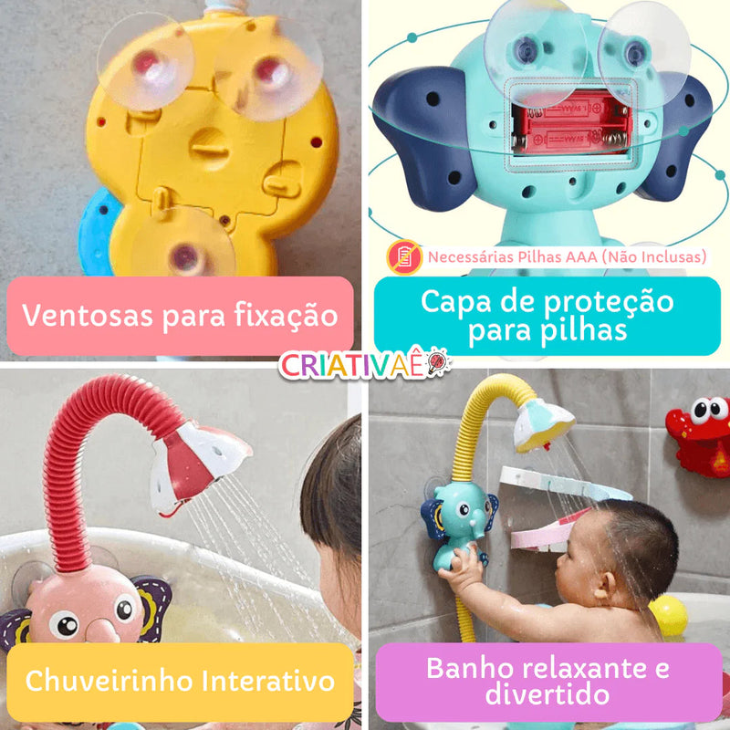 Baby Shower - Chuveirinho Infantil Para Banheira + Brinde Exclusivo 0-2 Criativaê 