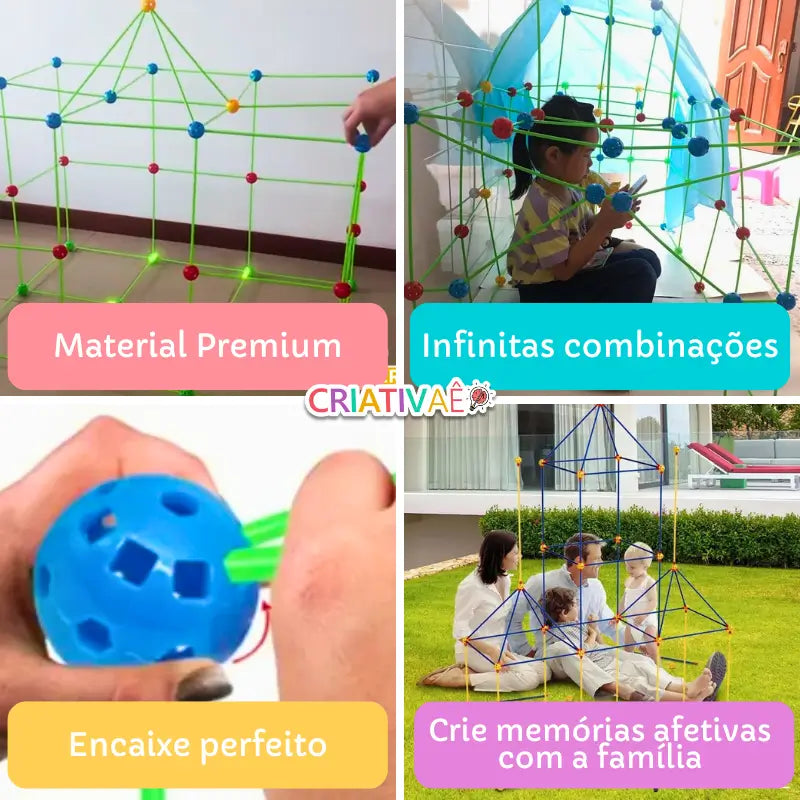 Build It- KIT de Construção Infantil Montessori Criativaê Build It- KIT de Construção Infantil Montessori Criativaê Criativaê