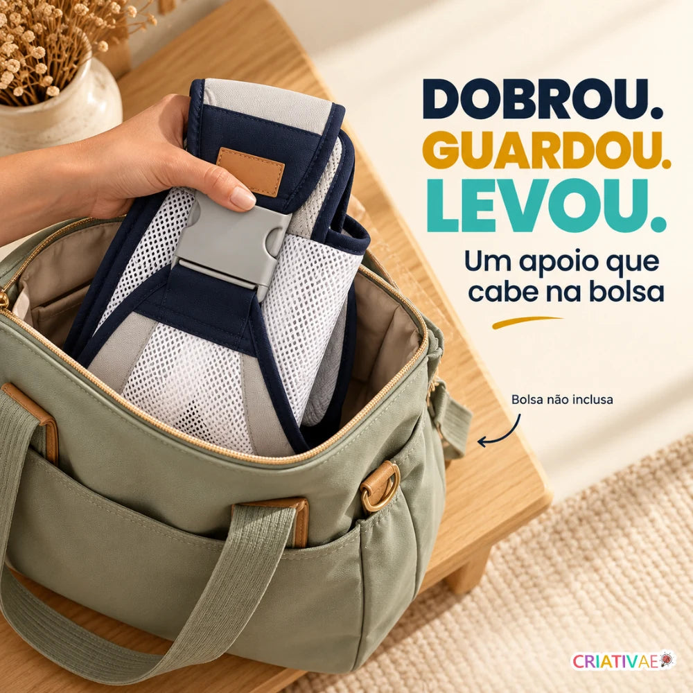 Canguruko Criativaê - Sling Ajustável para Transporte Seguro do Bebê