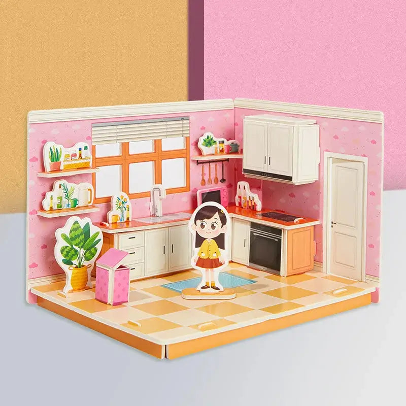 Cond Craft - Quebra Cabeça Casinha de Boneca Cond Craft - Quebra Cabeça Casinha de Boneca Criativaê Cozinha