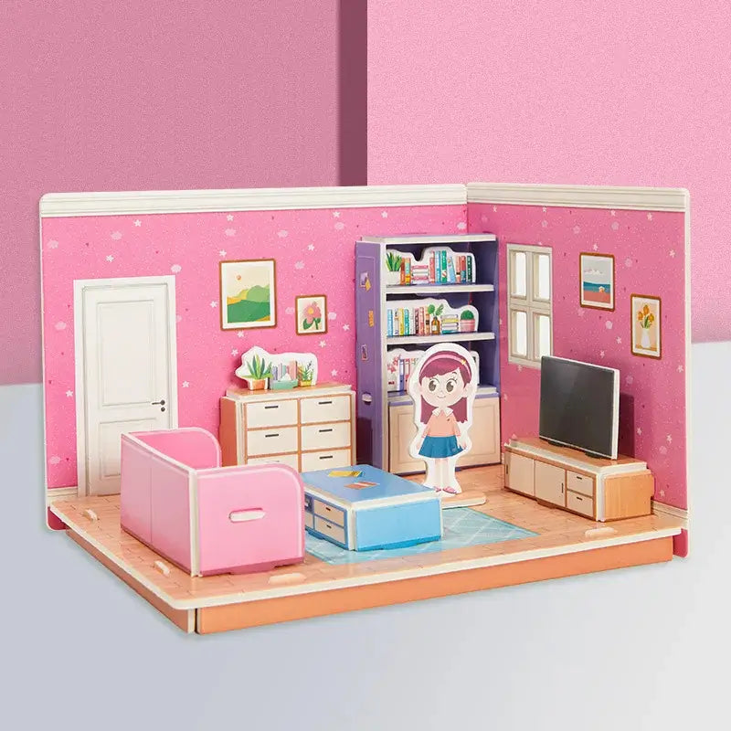 Cond Craft - Quebra Cabeça Casinha de Boneca Cond Craft - Quebra Cabeça Casinha de Boneca Criativaê Sala