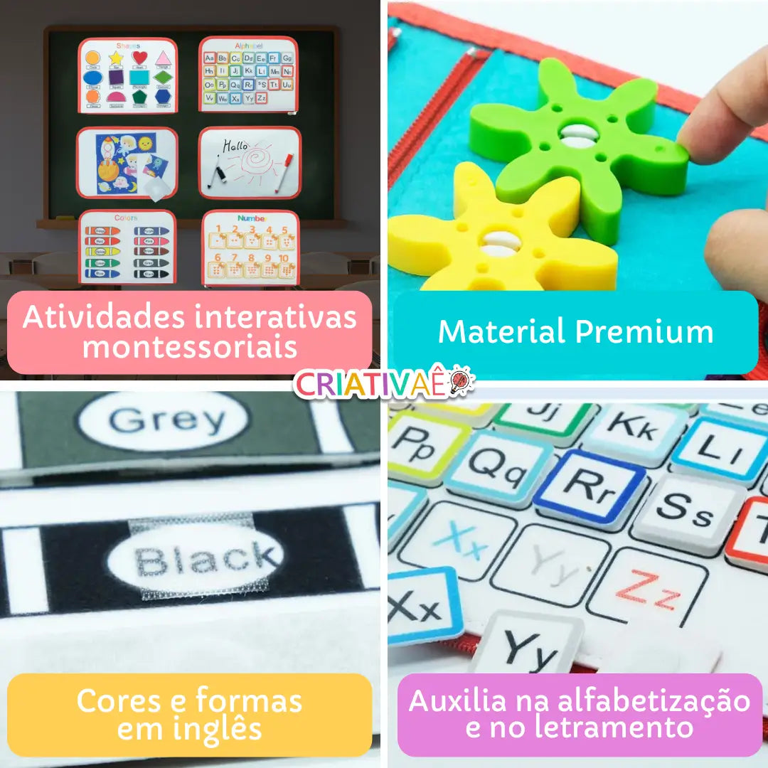 Educa Space - Livro Educativo Sensorial e Interativo Educa Space - Livro Educativo Sensorial e Interativo Criativaê