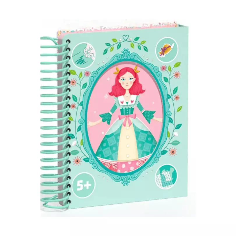 Fashion Criativ - Caderno Interativo Bonecas Trocam de Roupa + Brinde Exclusivo 3+ Criativaê Modelo 1
