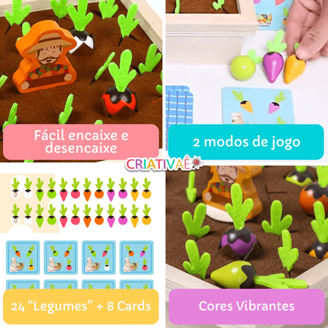 Horta Educativa Montessori + Brinde Exclusivo 0-2 Criativaê