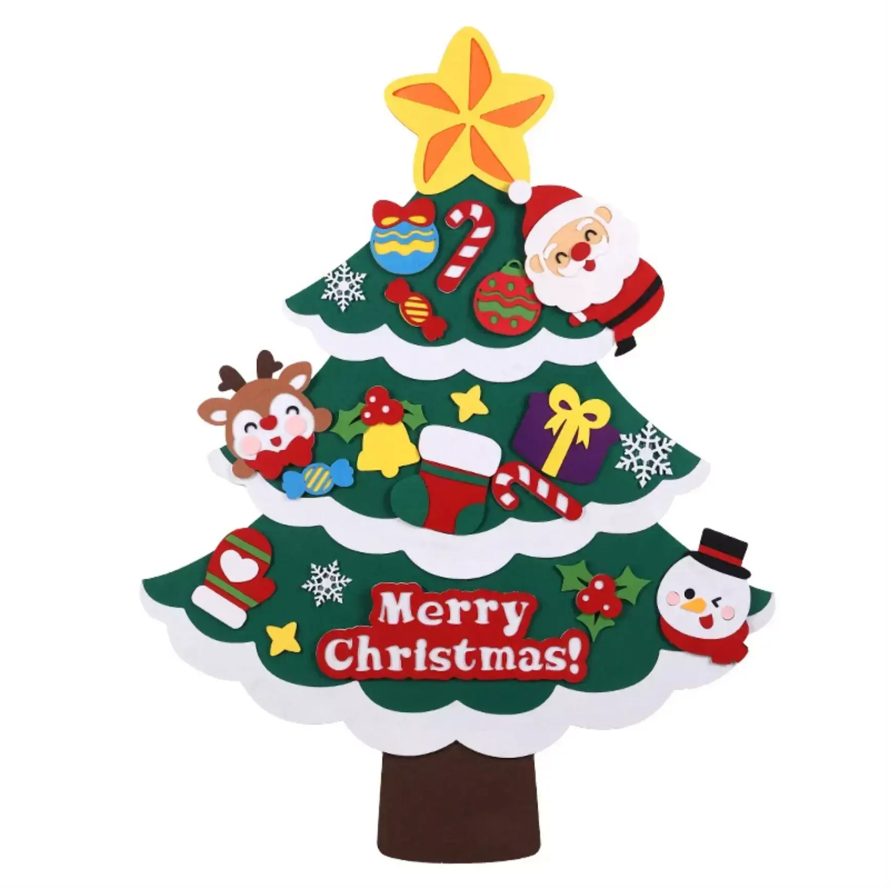 Imaginatree - Árvore de Natal FeltLândia Interativa + Brinde Exclusivo 3+ Criativaê Neve na árvore