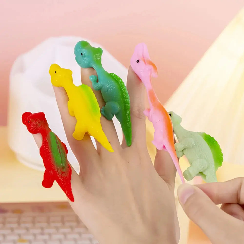Kit 5 DinosEstilingue - Dinossauros Estilingues que Grudam Kit 5 DinosEstilingue Criativaê Kit A