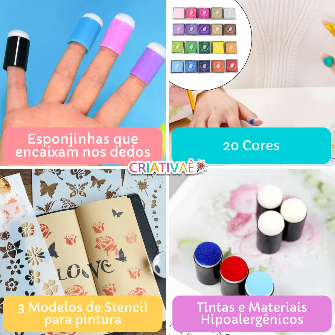 Kit ArteColor Kids 3+ Criativaê