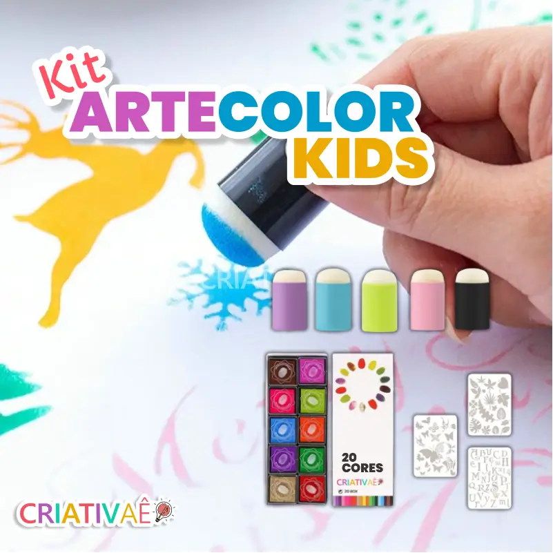 Kit ArteColor Kids 3+ Criativaê