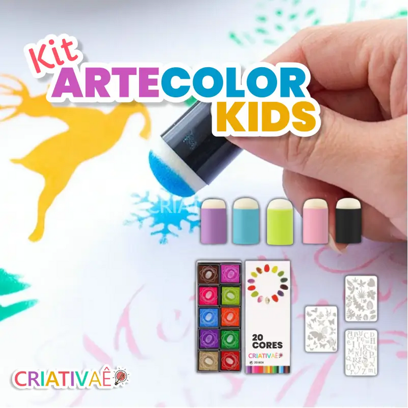 Kit ArteColor Kids 3+ Criativaê 
