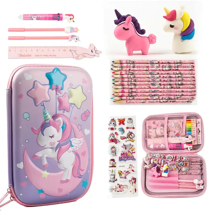 Kit Estojo Criativo + Brinde Exclusivo 3+ Criativaê Unicórnio