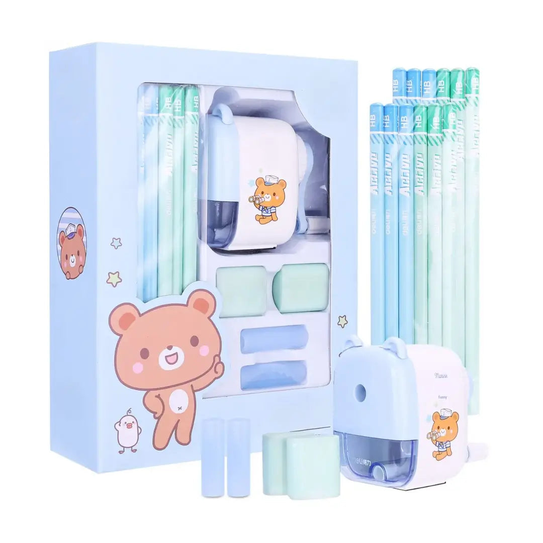 Kit Estudaê Cute + Brinde Exclusivo 3+ Criativaê Azul