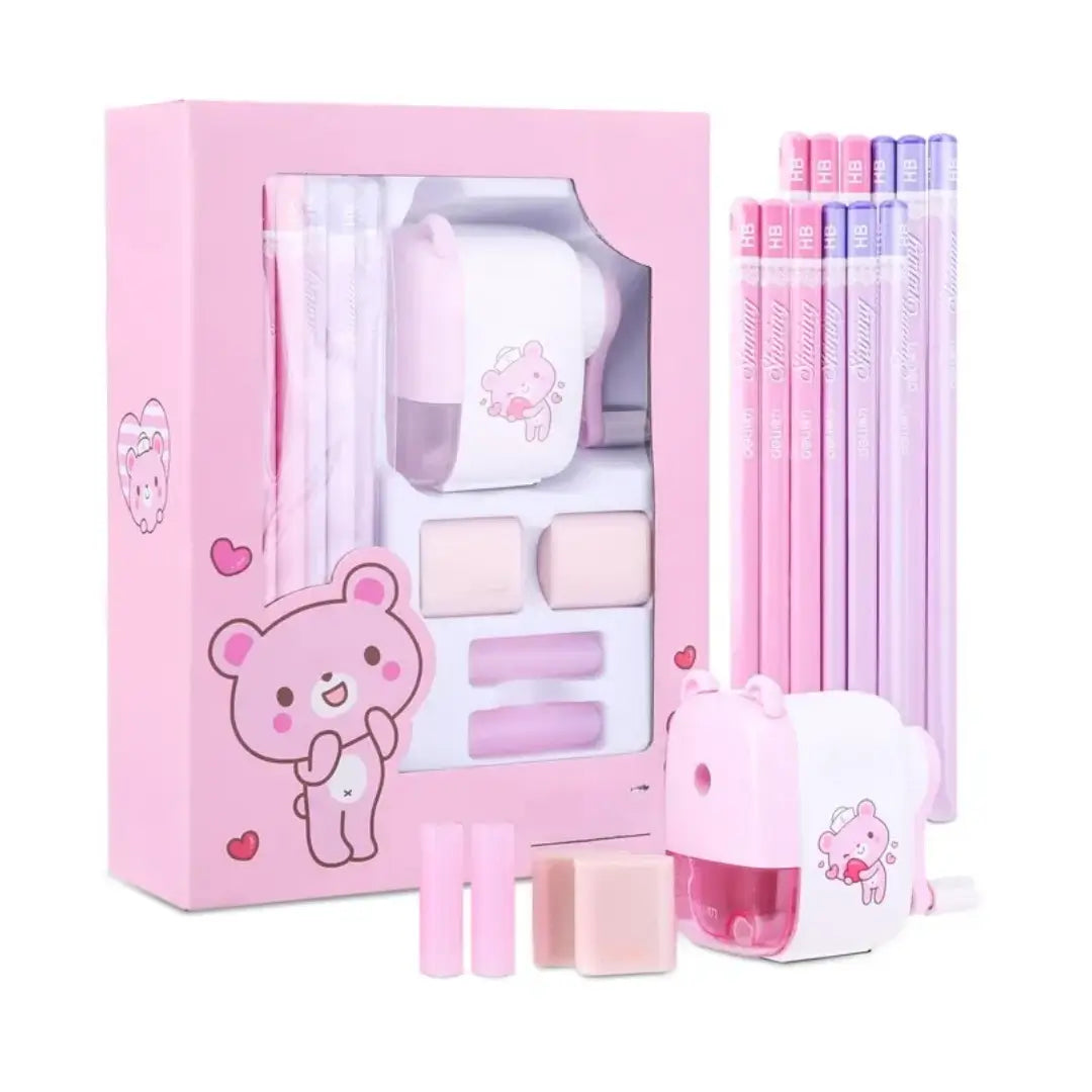 Kit Estudaê Cute + Brinde Exclusivo 3+ Criativaê Rosa