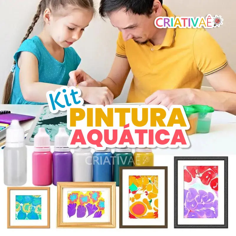 Kit Pintura Aquática 3+ Criativaê 