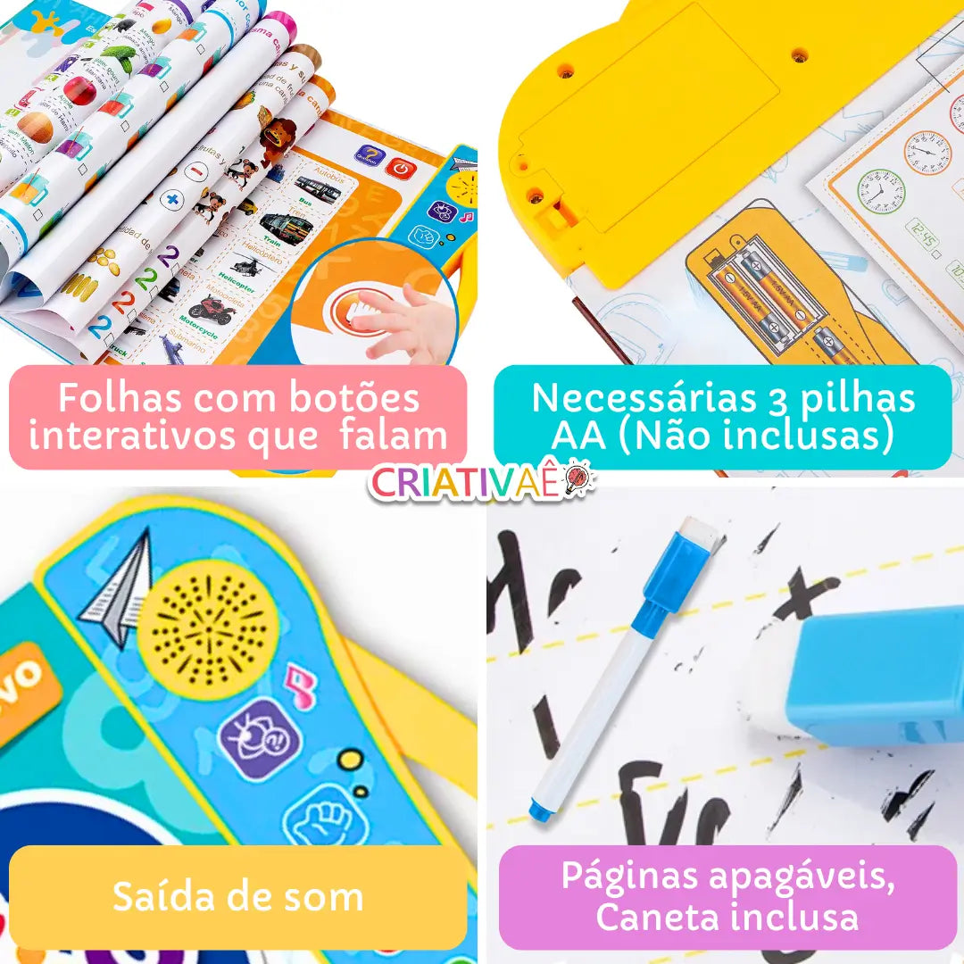 Livro Trillingo - Livro Professor de Inglês e Espanhol Apagável Livro Trillingo - Livro Professor de Inglês e Espanhol Apagável Criativaê