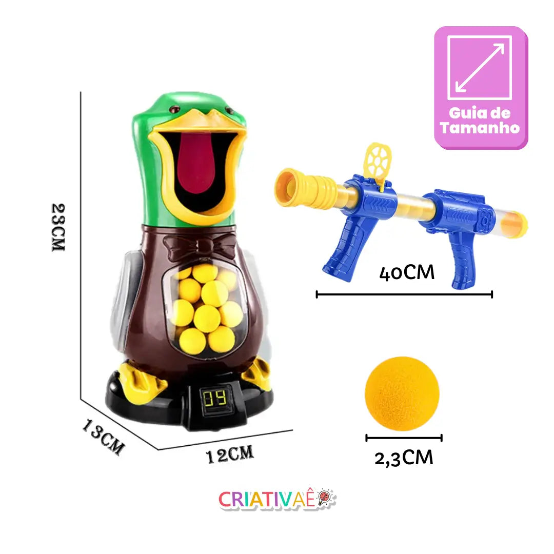 Mira Duck - Brinquedo Infantil de Tiro ao Alvo Mira Duck - Brinquedo Infantil de Tiro ao Alvo Criativaê