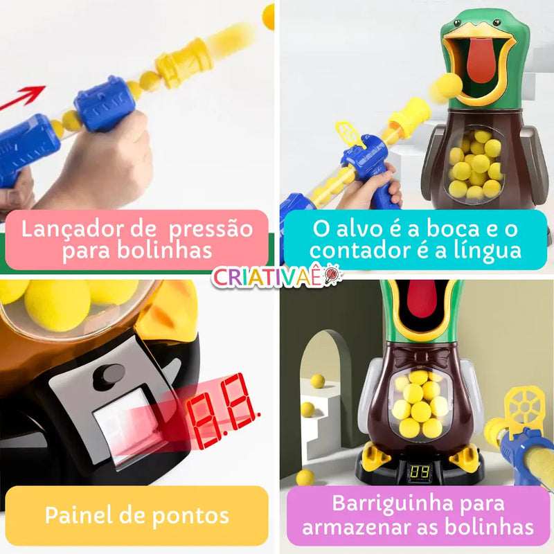 Mira Duck - Brinquedo Infantil de Tiro ao Alvo Mira Duck - Brinquedo Infantil de Tiro ao Alvo Criativaê 