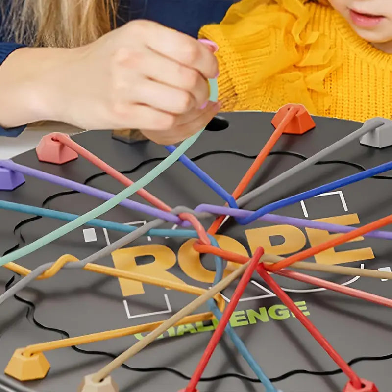 Carregar vídeo: Desafio das Cordas Coloridas – Quebra-cabeça Educativo de Lógica e Estratégia | CRIATIVAE