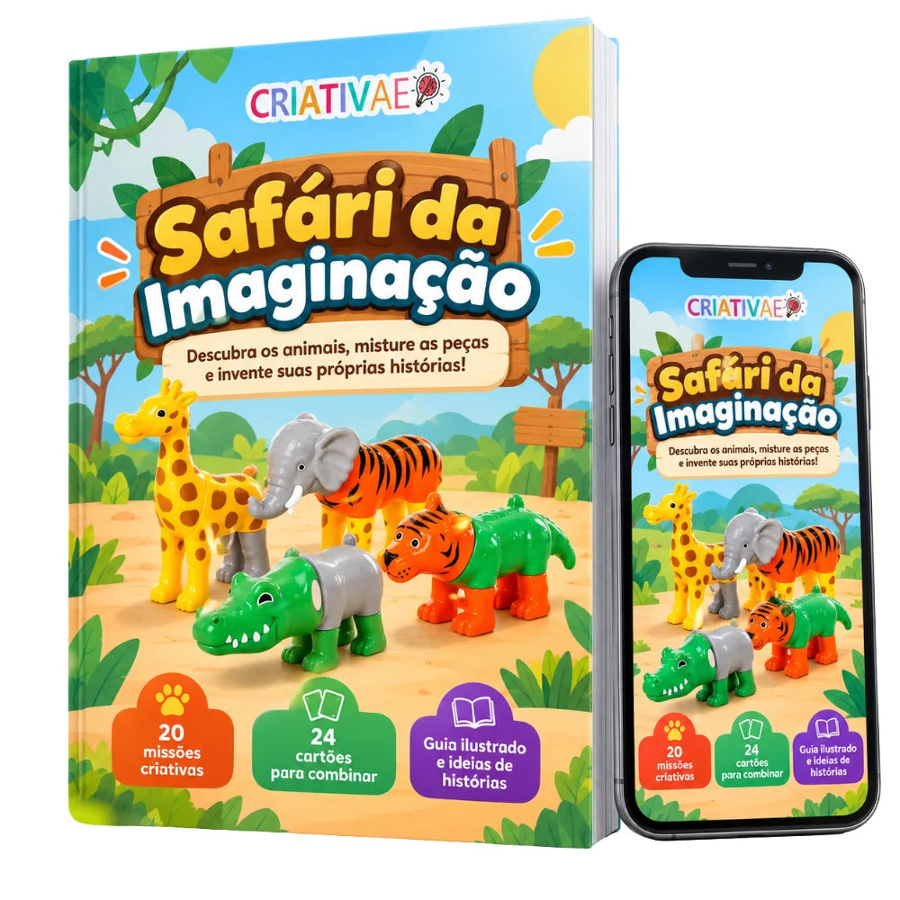 Safári da imaginação: invente bichos e histórias