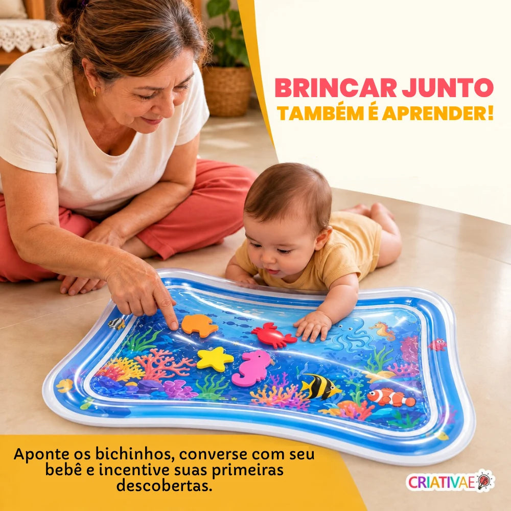 Tapete de Água Interativo para Bebês Criativaê