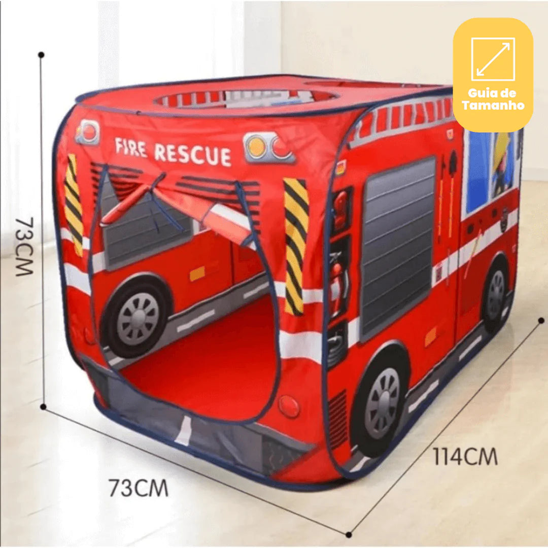 TendCar - Barraquinha Infantil em forma de Carro + Brinde Exclusivo 0-2 Criativaê