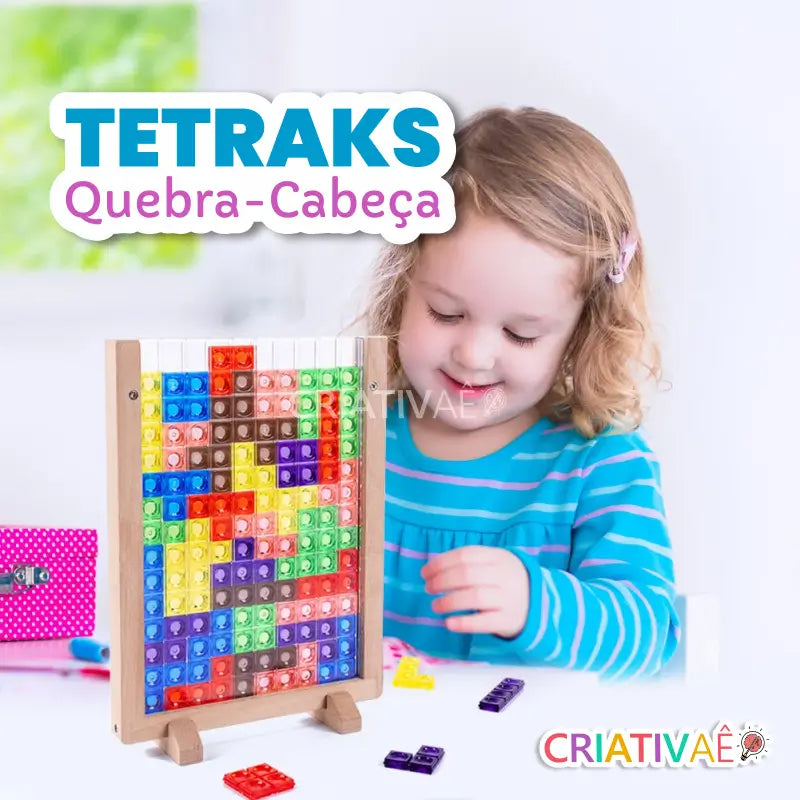 Tetraks - Empilhe peças, complete linhas. 3+ Criativaê 