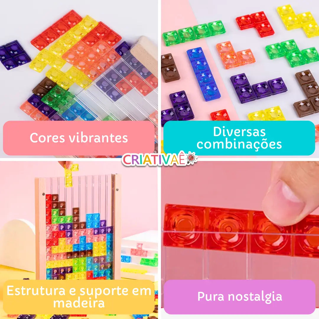 Tetraks - Empilhe peças, complete linhas. Tetraks - Empilhe peças, complete linhas. Criativaê