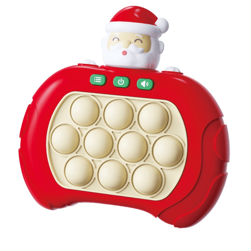 TranquilPop Natalino - Pop it Eletrônico Interativo + Brinde Exclusivo 0-2 Criativaê Papai Noel