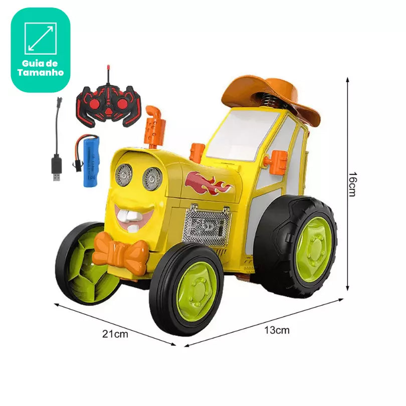 Trator Jump - Carrinho Pula Pula + Brinde Exclusivo 3+ Criativaê