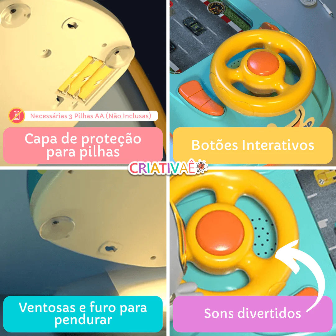 Velociracer - Brinquedo Simulador de Corrida de Carros + Brinde Exclusivo 3+ Criativaê