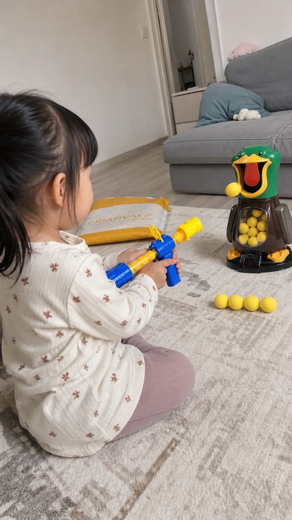 Foto de cliente: crianca com Mira Duck em casa
