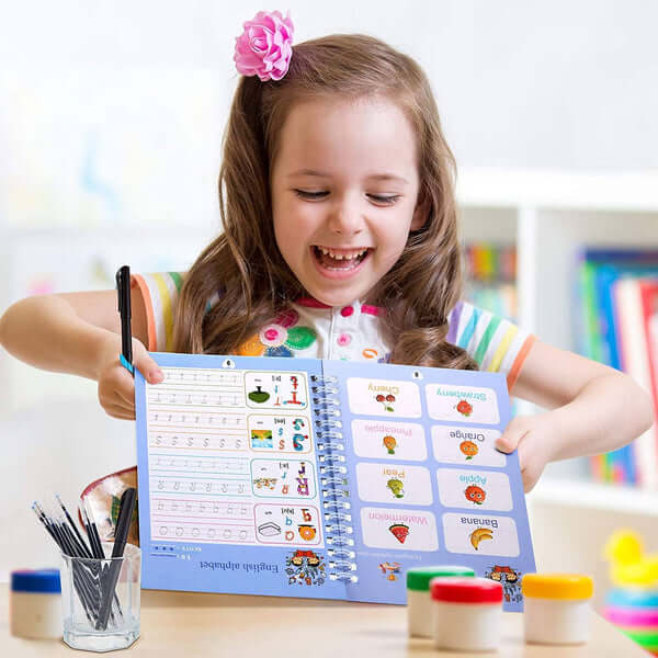 +5 Refis de Tinta Especial para Caneta do Caderno de Caligrafia Mágico Reutilizável Criativaê
