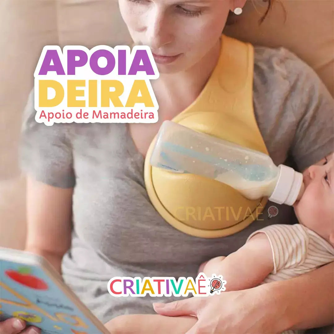 Apoia Deira - Apoio de Mamadeira + Brinde Exclusivo Criativaê