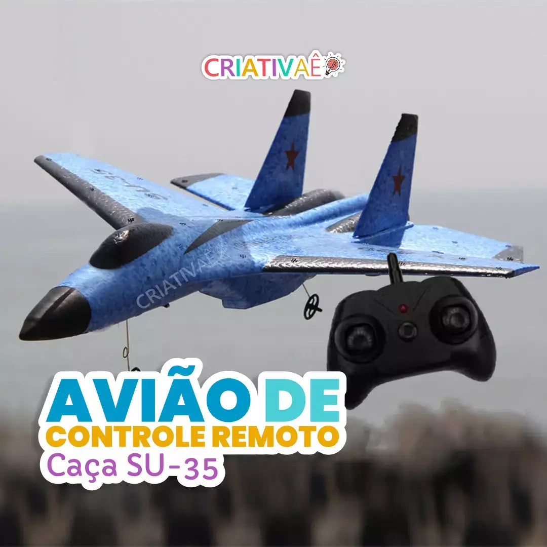 COMPREI UM CAÇA ✈ DE CONTROLE REMOTO - AVIÃO SU-35 