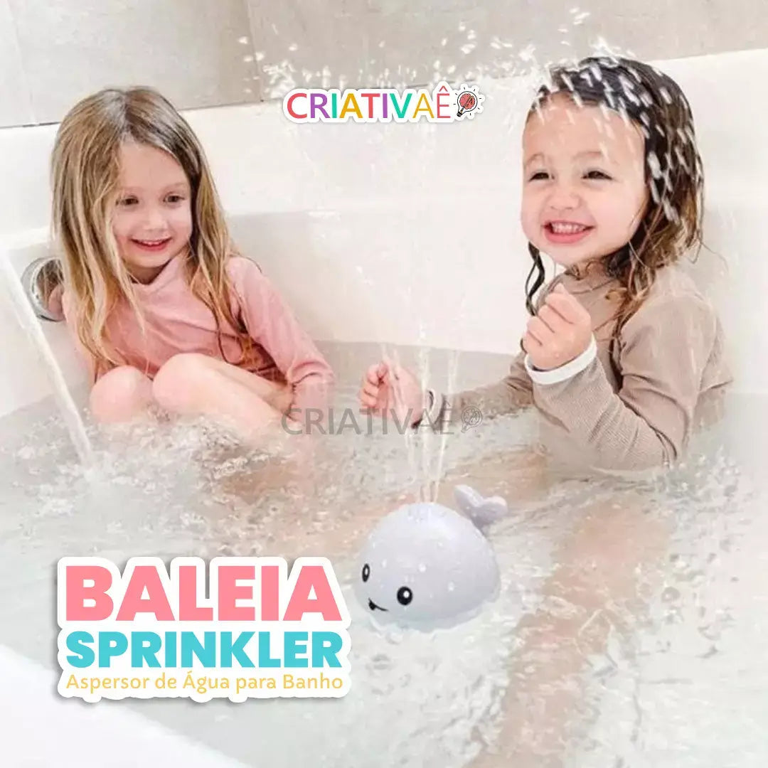 Baleia Sprinkler - Aspersor de Água para Banho I&C 3 CRIATIVAÊ