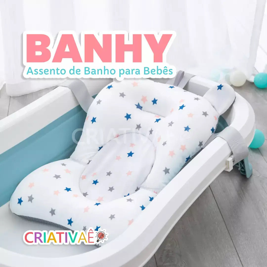 Banhy - Assento de Banho para Bebês 0-2 Criativaê