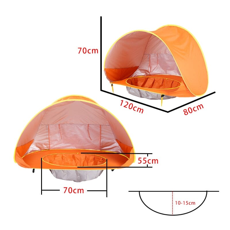 Barraquinha Protect Baby Criativaê Orang Tents