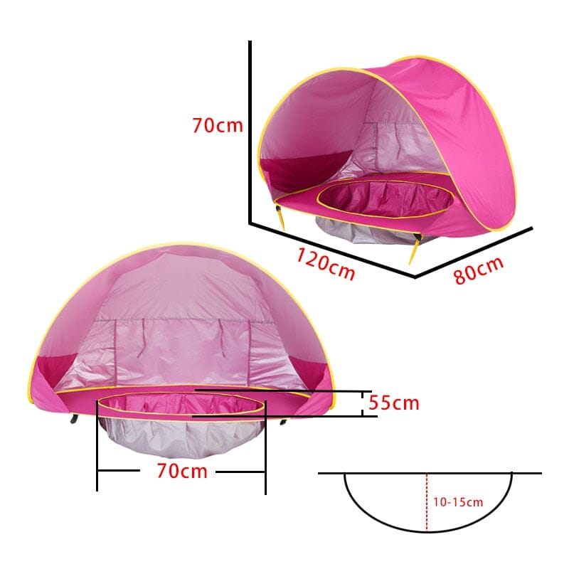 Barraquinha Protect Baby Criativaê Rose Tents