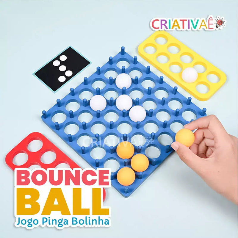 Bounce Ball - Jogo Divertido Pinga Bolinha + Brinde Exclusivo 3+ Criativaê 